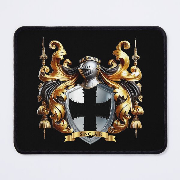 Item preview, Sinclair Family Crest  Noble Heritage Coat of Arms Emblem Design designed and sold by Highlandkings.