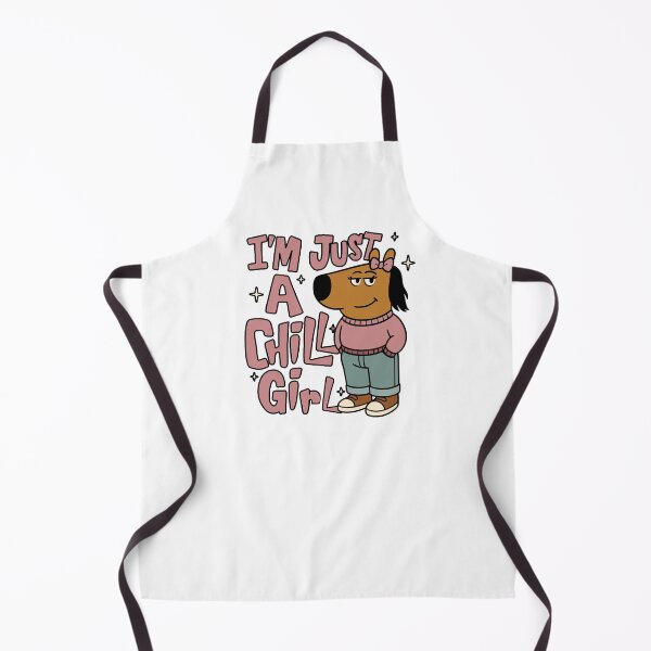 Item preview, I'm Just a Chill Girl Meme designed and sold by FarieArt.