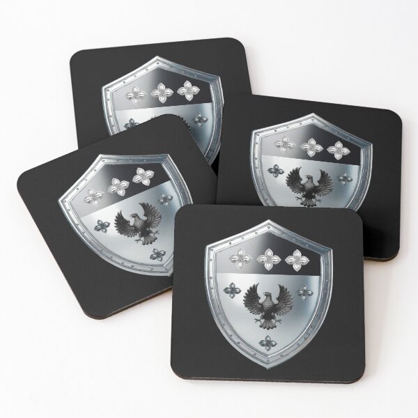Item preview, White Heraldic Shield  Fierce Flight, Clean Power designed and sold by Highlandkings.