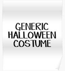 Generic Halloween costume Poster