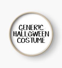 Generic Halloween costume Clock