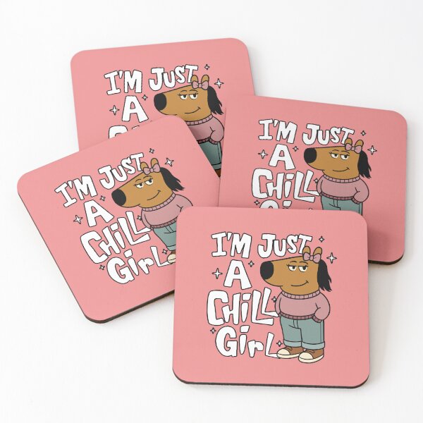 Item preview, I'm Just a Chill Girl - Cute Meme designed and sold by FarieArt.