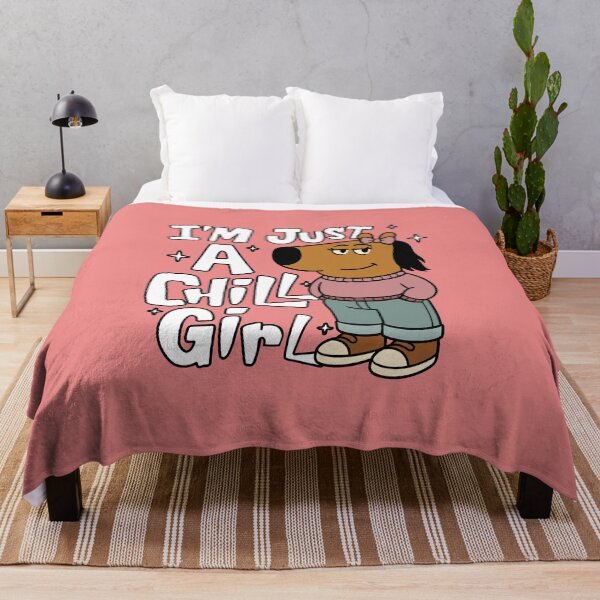 Item preview, I'm Just a Chill Girl - Cute Meme designed and sold by FarieArt.