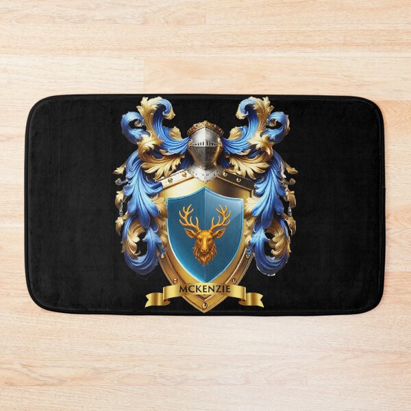 Item preview, McKenzie Family Crest  Golden Stag of Honor, Highland Heart of Legacy designed and sold by Highlandkings.