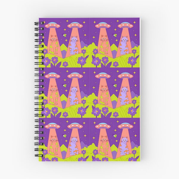 Item preview, Mystical Night Cats Dogs Encounters Animals Colors UFO designed and sold by ART ATTACK ZONE.