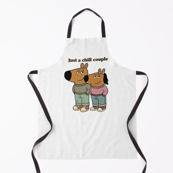 Item preview, Just a Chill Couple - Meme designed and sold by FarieArt.