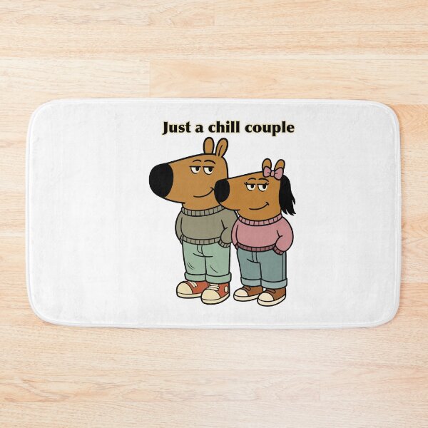 Item preview, Just a Chill Couple - Meme designed and sold by FarieArt.