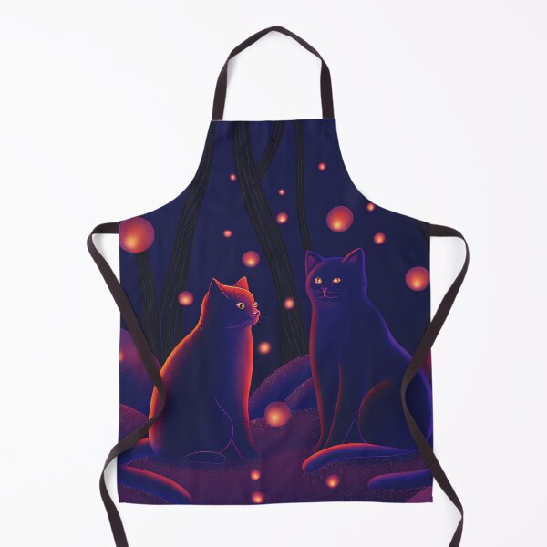 Item preview,  Night Cats Dogs Encounters Animals Colors UFO designed and sold by ART ATTACK ZONE.