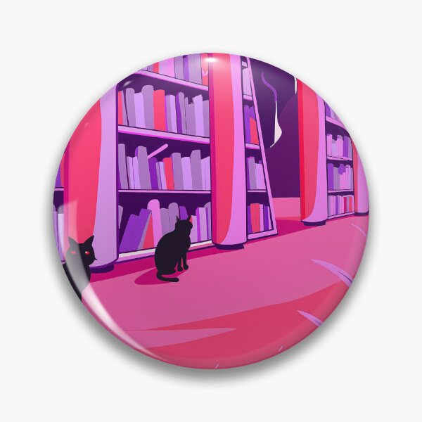 Item preview, Pink Night Cats Encounters Animals Colors UFO designed and sold by ART ATTACK ZONE.