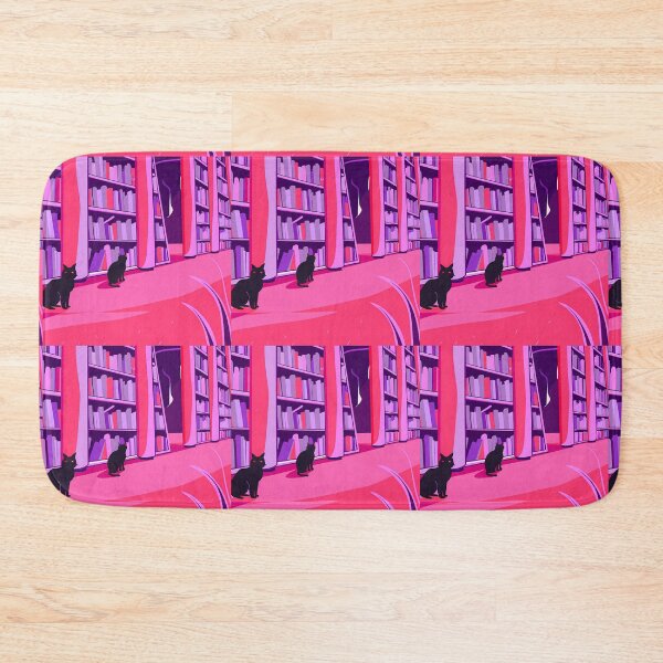 Item preview, Pink Night Cats Encounters Animals Colors UFO designed and sold by ART ATTACK ZONE.