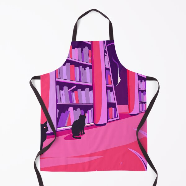Item preview, Pink Night Cats Encounters Animals Colors UFO designed and sold by ART ATTACK ZONE.