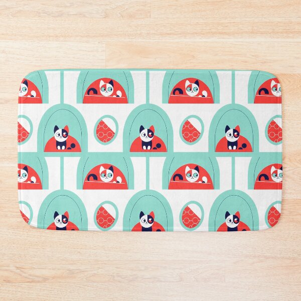 Item preview, Cartoon Night Cats Encounters Animals Colors UFO designed and sold by ART ATTACK ZONE.