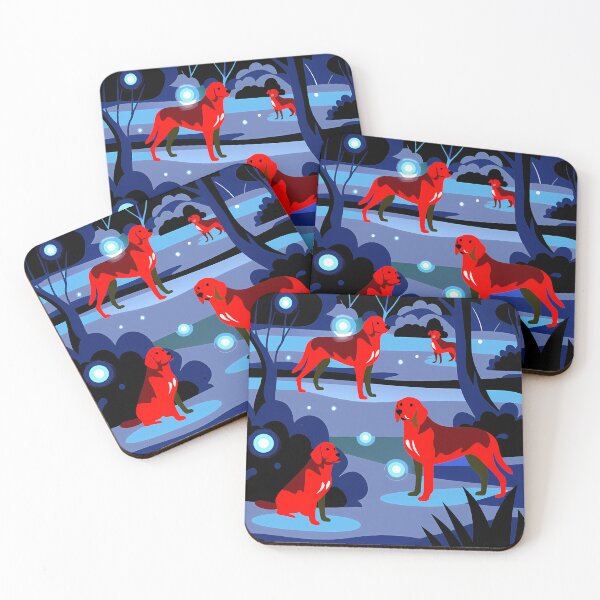 Item preview, Mystical Night Dogs Encounters Animals Colors UFO designed and sold by ART ATTACK ZONE.