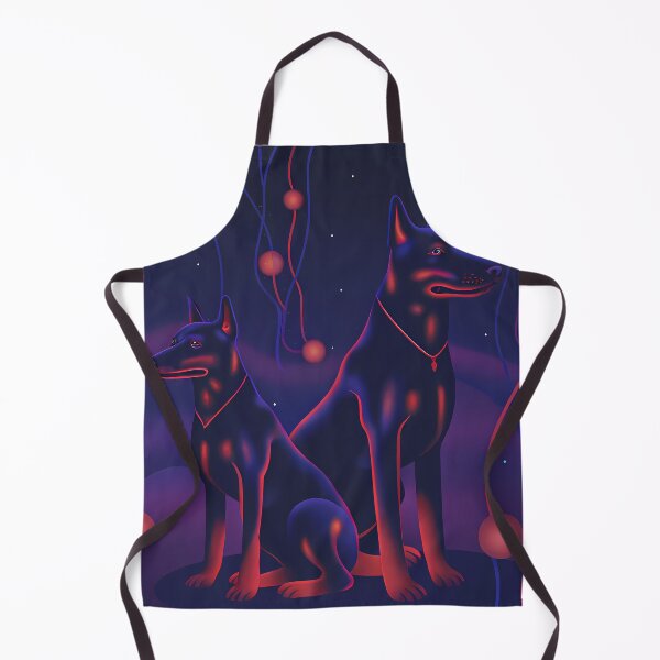 Item preview, Chill Night Dogs Encounters Animals Colors UFO designed and sold by ART ATTACK ZONE.
