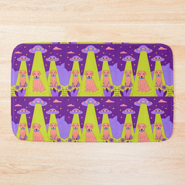 Item preview, Fun Night Dogs Encounters Animals Colors UFO designed and sold by ART ATTACK ZONE.