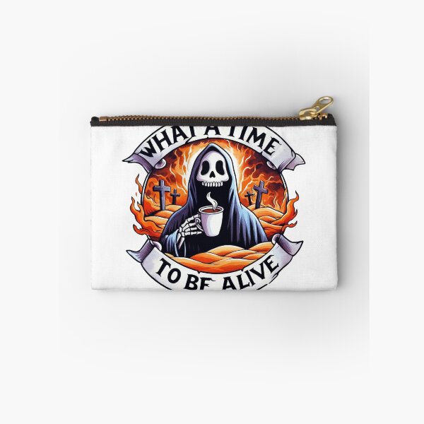 Item preview, What A Time To Be Alive, Skeleton gift, Halloween gift  designed and sold by clarkfraser.