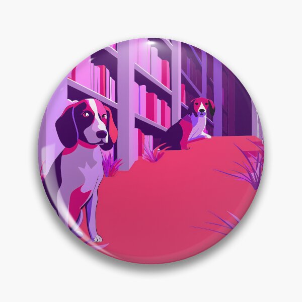 Item preview, Purple Pink Dogs Encounters Animals Colors UFO designed and sold by ART ATTACK ZONE.