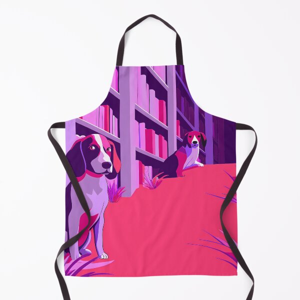 Item preview, Purple Pink Dogs Encounters Animals Colors UFO designed and sold by ART ATTACK ZONE.