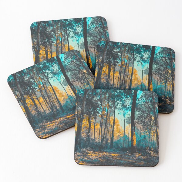 Item preview, Golden Light in the Deep Forest by Elin Norrgård designed and sold by VelvetEchoArt.