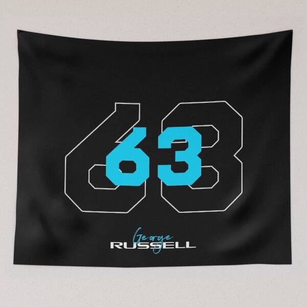 Item preview, George Russell Formula 1 black and blue F1 2025  designed and sold by Pink Polar F1.