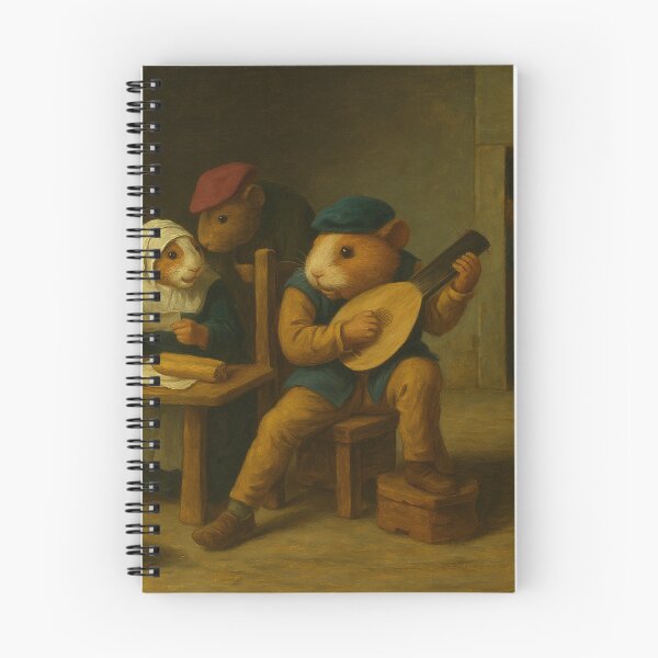 Artikelvorschau, Musizierende Meerschweinchen in einem Gasthaus (nach David Teniers dem Jüngeren) entworfen und verkauft von gandolfwizard.