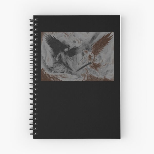 Item preview, The fight between the angels of good and evil designed and sold by EchoOfSilence.