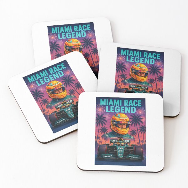 Item preview, Vintage Miami poster of the legendary drivers' race. designed and sold by Racing Art Store 2025.