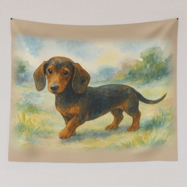Item preview, Confident Dachshund Stride designed and sold by Aakame.