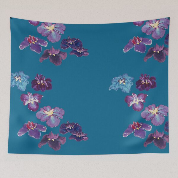 Item preview, Whimsical Vintage Iris Art Print: Japanese Elegance & Fantasy designed and sold by Starpuffdesign.
