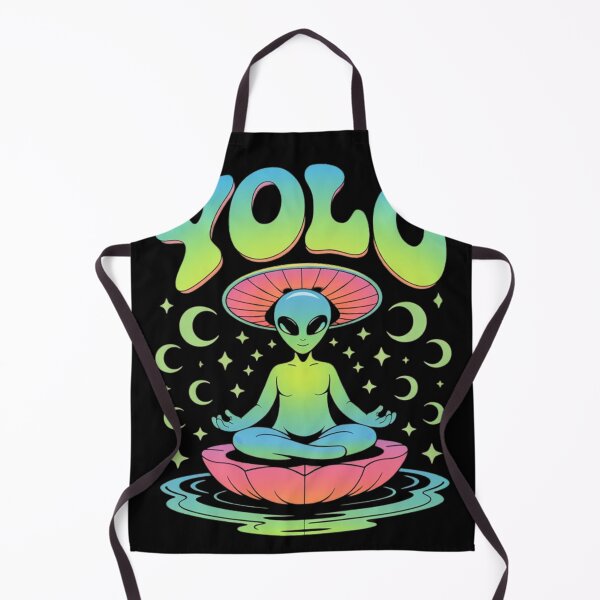 Item preview, Cosmic YOLO: Psychedelic Alien Meditation Art designed and sold by Reichcorp.