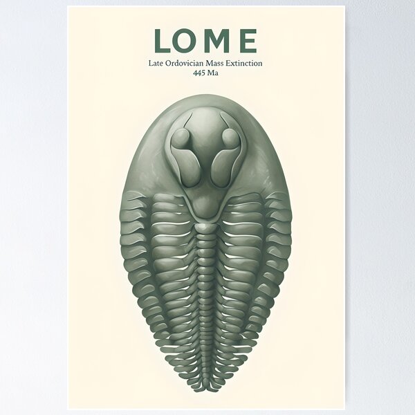 Item preview, LOME Late Ordovician Mass Extinction  designed and sold by MountAshDesigns.