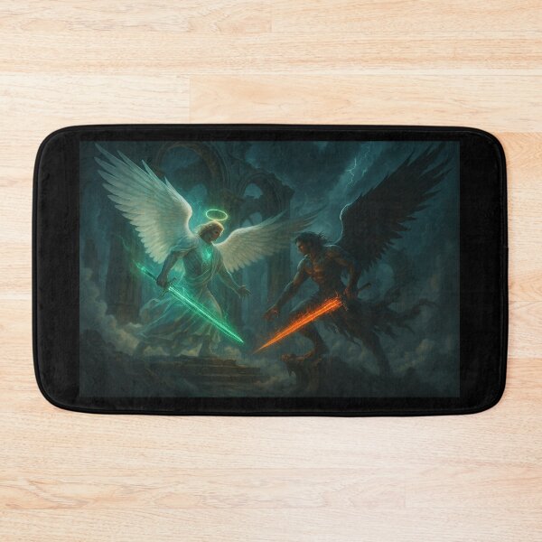 Item preview, The fight of angels of good and evil designed and sold by EchoOfSilence.
