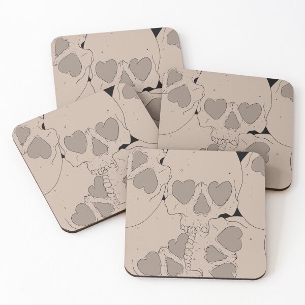 Item preview, Heart Skull Pattern designed and sold by The Noir Arts.