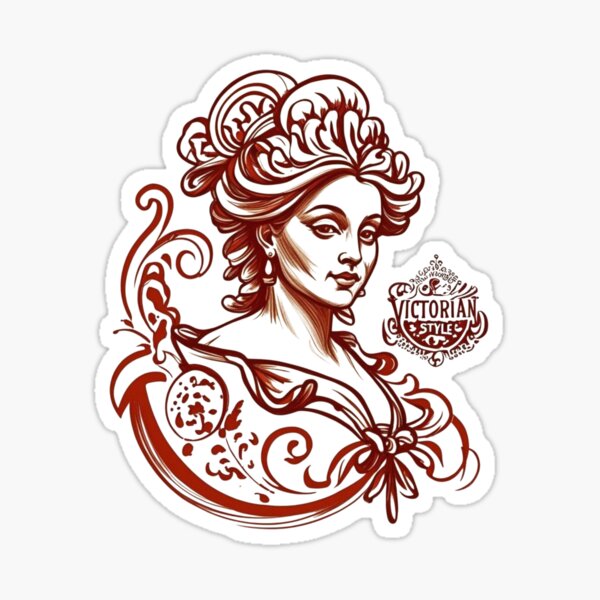 Vista previa del artículo con la obra «Estilo victoriano», diseñado y vendido por YaBastaa.