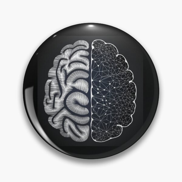 Item preview, Dual Mind: Artistic & Analytical Brain Hemispheres Illustration designed and sold by Reichcorp.