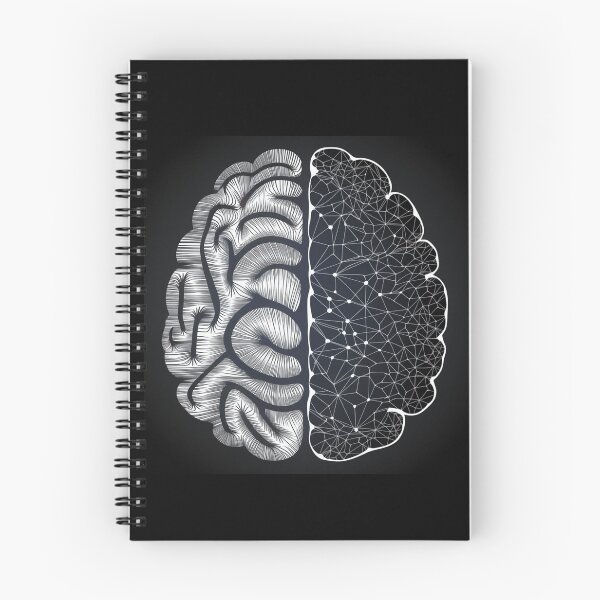 Item preview, Dual Mind: Artistic & Analytical Brain Hemispheres Illustration designed and sold by Reichcorp.