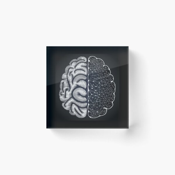 Item preview, Dual Mind: Artistic & Analytical Brain Hemispheres Illustration designed and sold by Reichcorp.