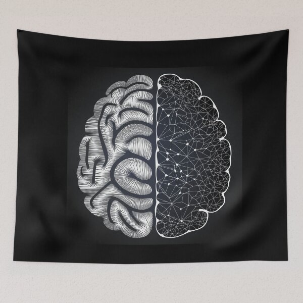 Item preview, Dual Mind: Artistic & Analytical Brain Hemispheres Illustration designed and sold by Reichcorp.