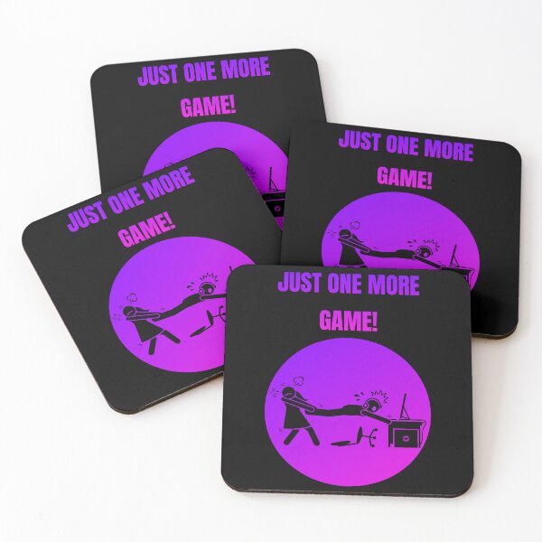 Item preview, Just One More Game! Mother dragging child from computer. designed and sold by Artography Designs.