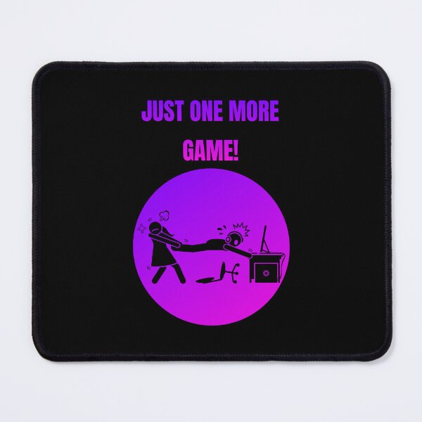 Item preview, Just One More Game! Mother dragging child from computer. designed and sold by Artography Designs.