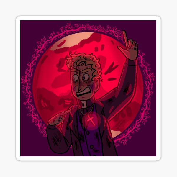 The Curate and Mars Sticker