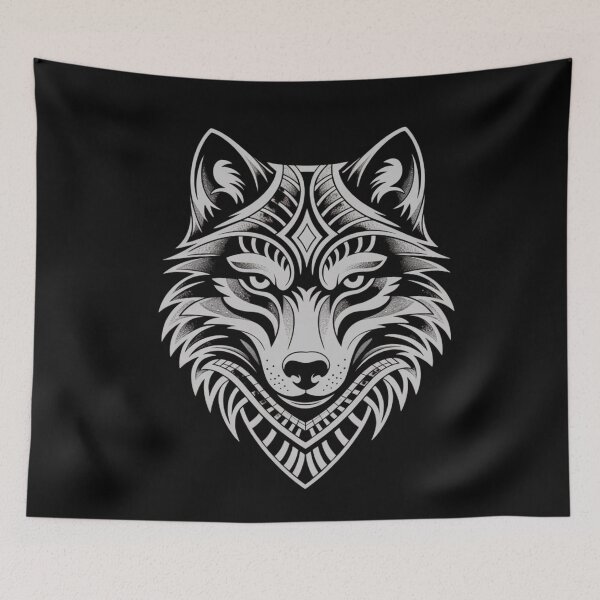 Item preview, Mystical Wolf: Tribal Spirit Animal Art designed and sold by Reichcorp.