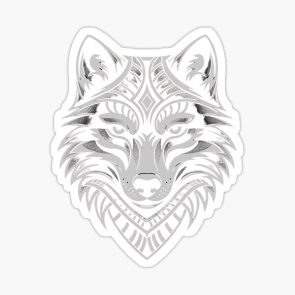 Item preview, Mystical Wolf: Tribal Spirit Animal Art designed and sold by Reichcorp.
