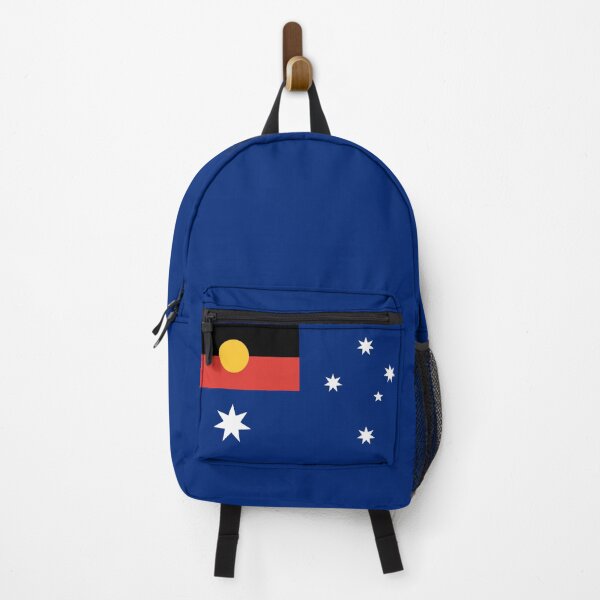 Item preview, Australian Flag with Aboriginal Flag designed and sold by Beluga Cat.