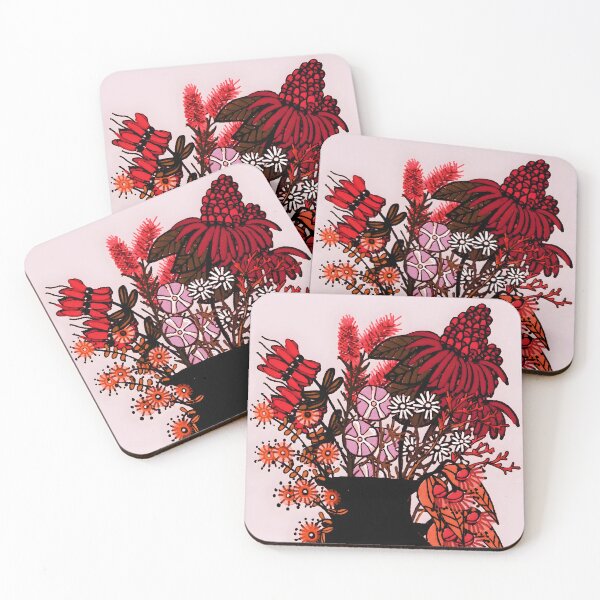Item preview, Floodle aussie red natives designed and sold by bekki smith.