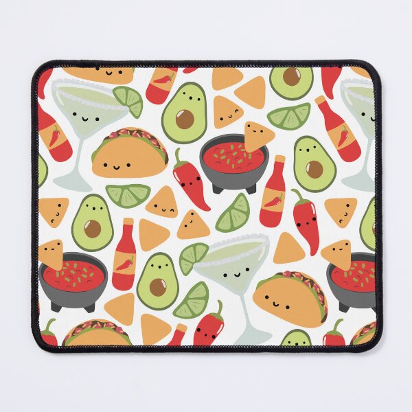 Item preview, fiesta - kawaii tacos and margaritas designed and sold by Becca Alessi.