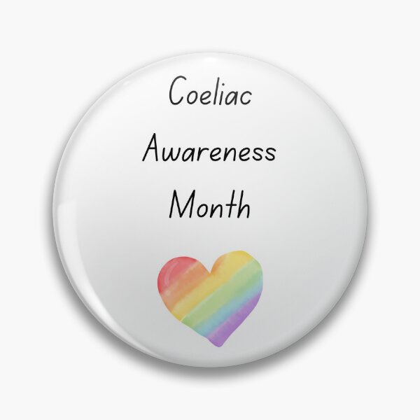 Item preview, Coeliac Awareness Month | Pastel Watercolour Heart Support Design designed and sold by My Gluten Free Life UK.