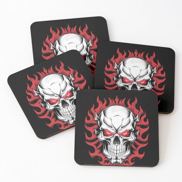 Item preview, Don't Touch My Phone: Flaming Skull Warning Art designed and sold by Reichcorp.