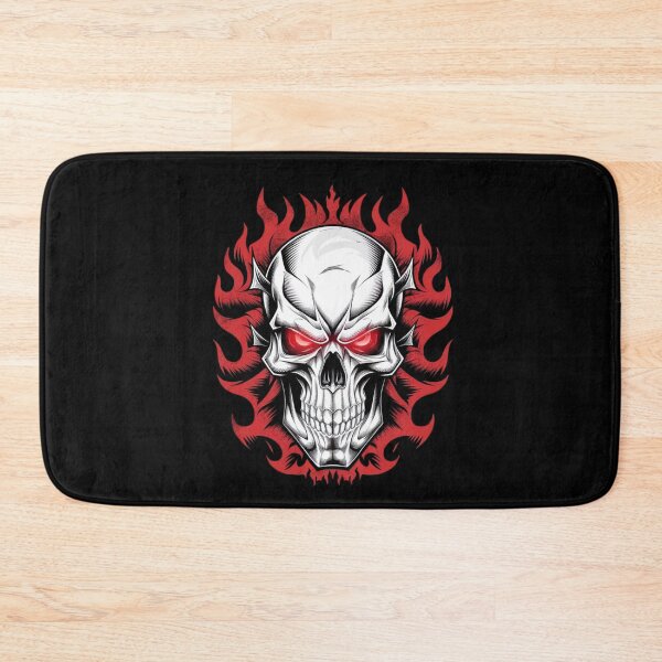 Item preview, Don't Touch My Phone: Flaming Skull Warning Art designed and sold by Reichcorp.