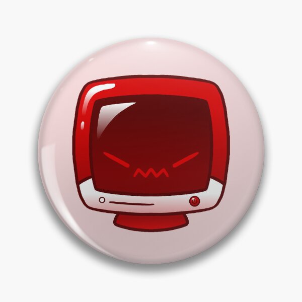 Item preview, Kawaii Red Glossy Monitor designed and sold by kittybox.